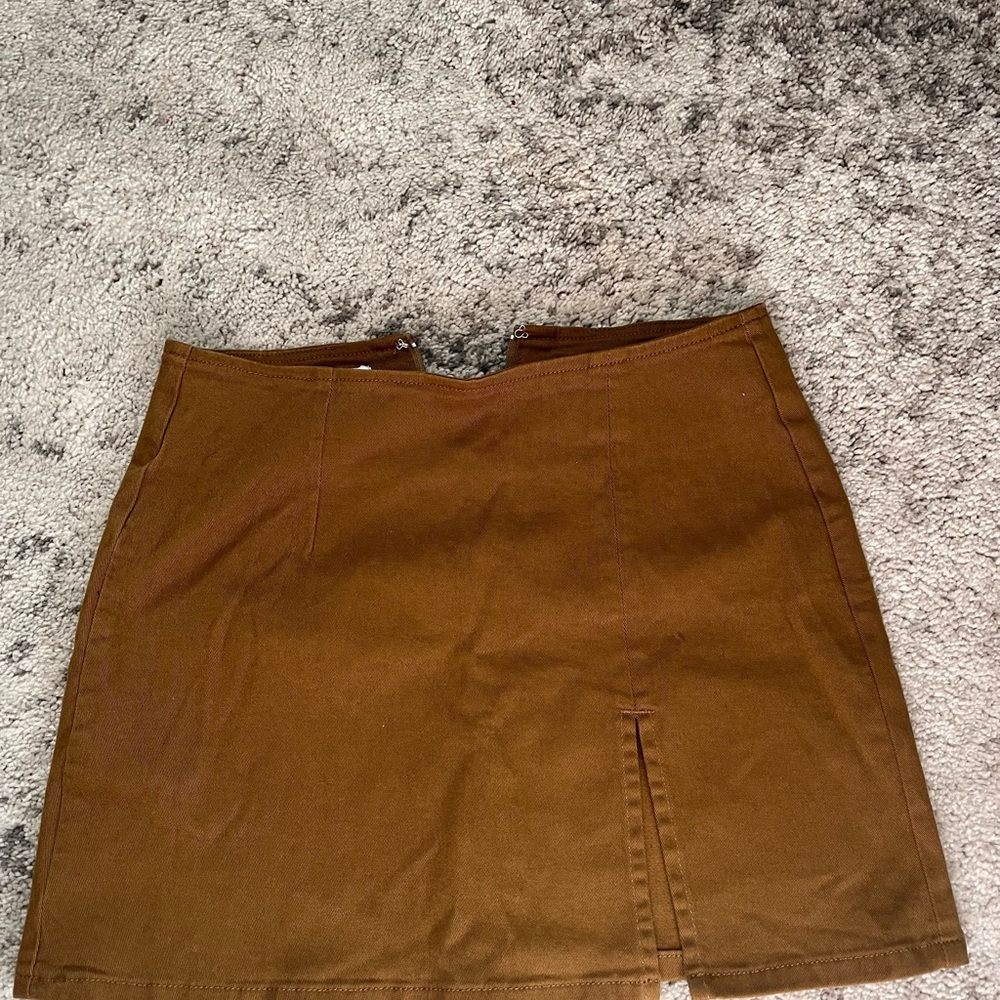 BDG Brown Tan Mini Pencil Skirt Casual